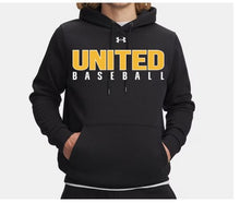 Load image into Gallery viewer, UA Men's Team Icon Fleece Hoodie - United logo