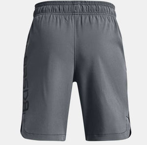 Boys' UA Utility Shorts- Black/Gray Two Tone