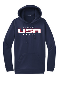 USA-LABC Adult Sport-Tek® Sport-Wick® Fleece Hooded Pullover