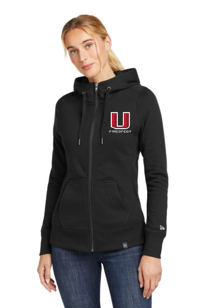 New Era® Women's French Terry Full-Zip Hoodie