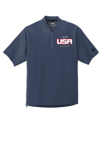 USA-LABC Adult New Era® Cage Short Sleeve 1/4-Zip Jacket