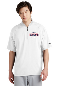 USA-LABC Adult New Era® Cage Short Sleeve 1/4-Zip Jacket
