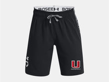 Load image into Gallery viewer, Boys&#39; UA Utility Shorts- Black/Gray Two Tone
