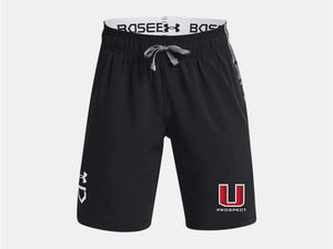 Boys' UA Utility Shorts- Black/Gray Two Tone