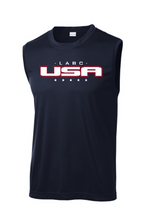 Load image into Gallery viewer, USA-LABC Adult Sport-Tek® Sleeveless PosiCharge® Competitor™ Tee
