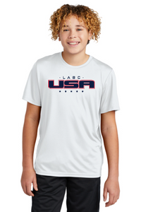 USA-LABC Sport-Tek® Youth PosiCharge® Re-Compete Tee