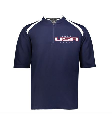 USA-LABC Youth Clubhouse Short Sleeve Pullover (Cage Jacket)