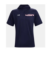 Load image into Gallery viewer, USA-LABC Men&#39;s UA Command Short Sleeve Hoodie
