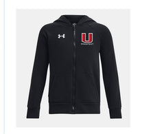 Load image into Gallery viewer, Boy&#39;s UA Rival Fleece Full-Zip Hoodie
